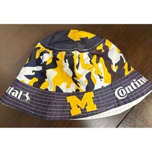 NCAA University Michigan Wolverines camo bucket hat!